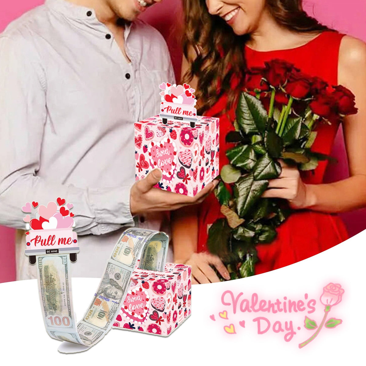 Flag Village Valentines Day Surprise Box Explosion Gift Creating The Most Interactive Envelope Bounce Creative Diy Folding Paper Money Box