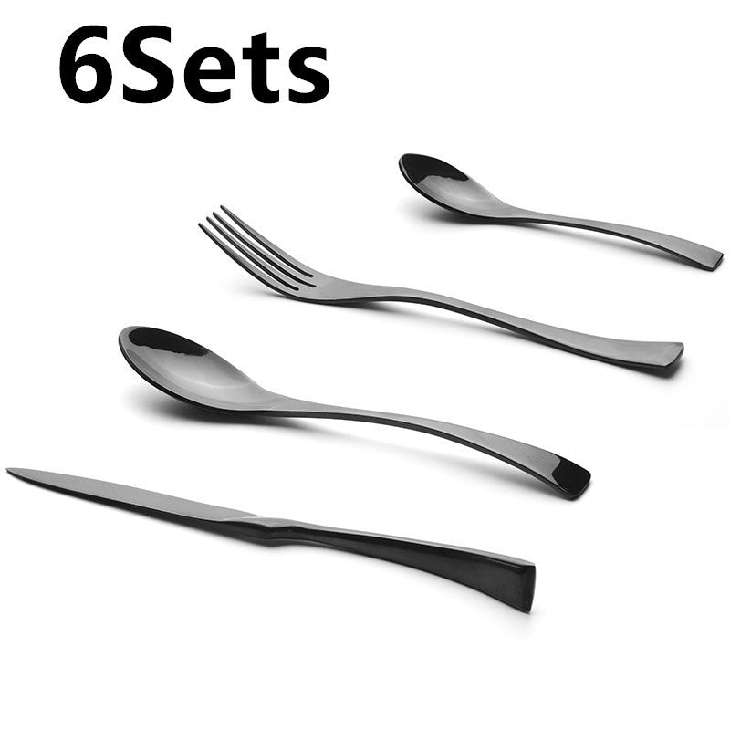 Flag Village Western Stainless Steel Gift Box Cutlery Set