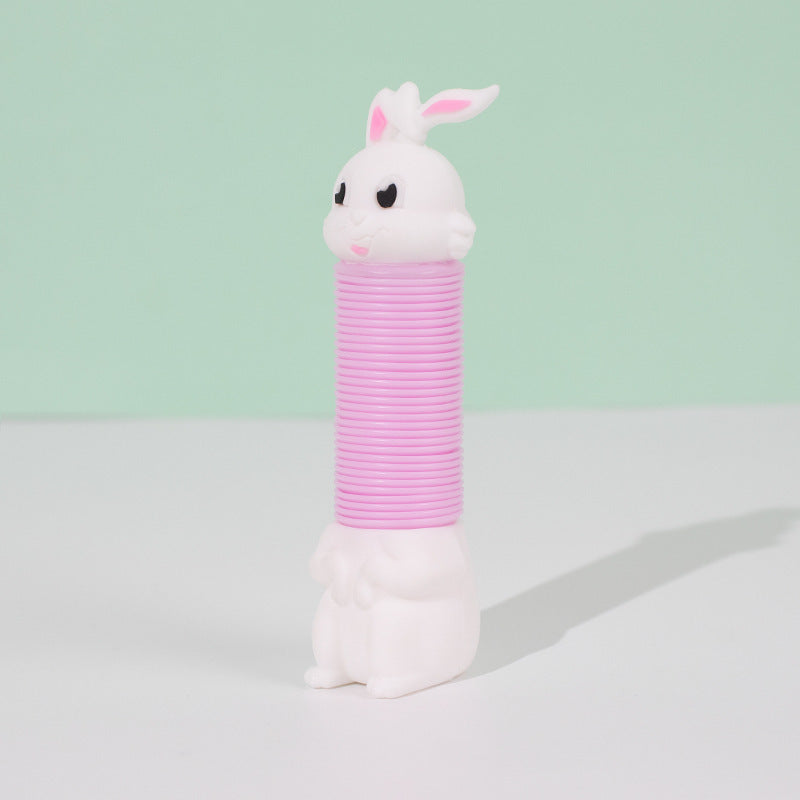 Gift & Souvenir 3D PopTube Silicone Alpaca Push It Bubble Balls Decompression Pipe Anti-stress Vent Fidget Toys For Kids Adults Gifts