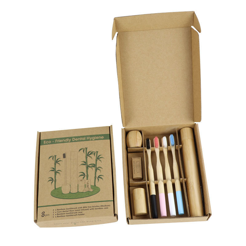 Flag Village Dental Floss And Toothbrush Base Replacement Gift Box Set