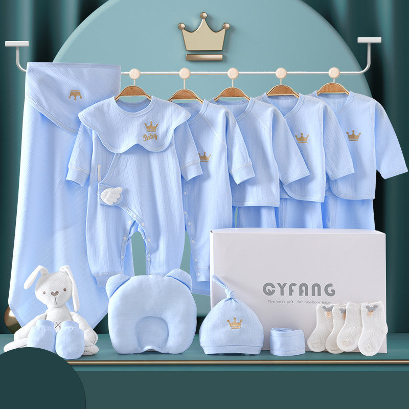 Flag Village Baby Clothes Autumn And Winter Newborn Gift Box Set