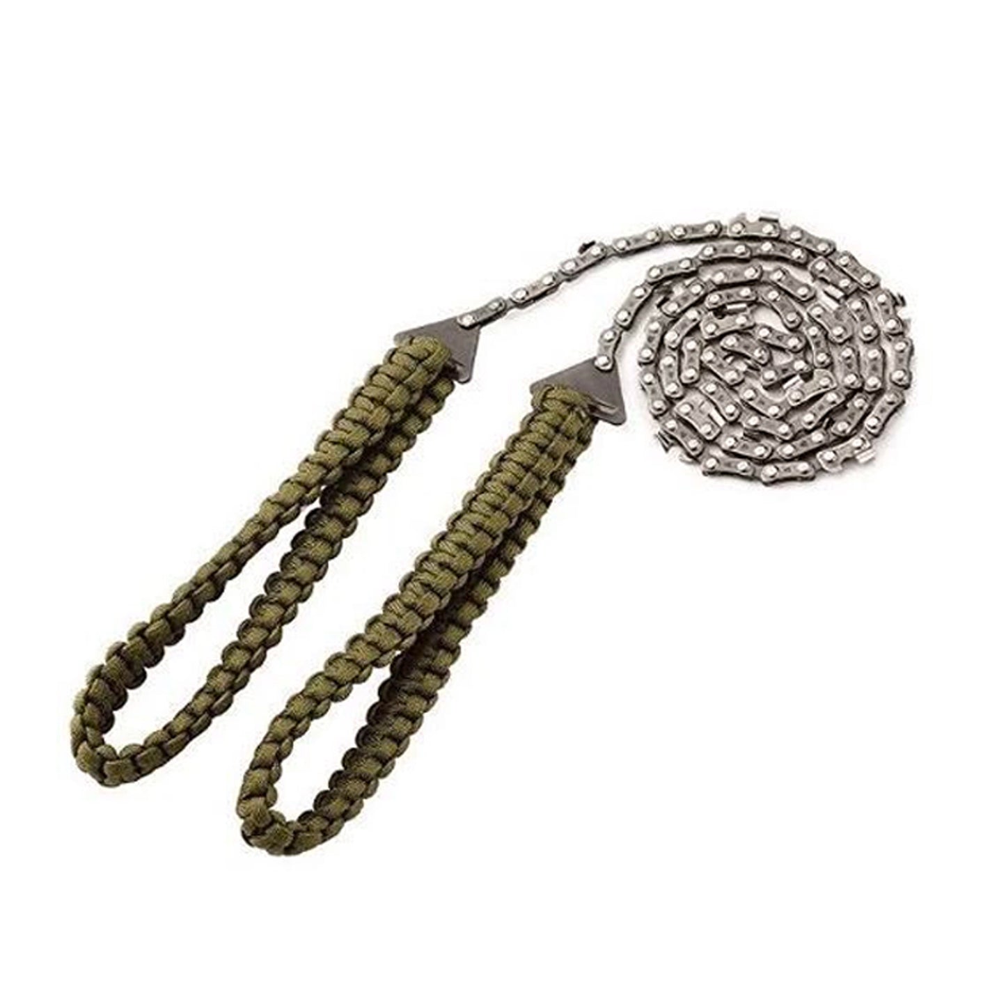 Flag Village Braided Umbrella Rope Camping Survival Pocket Saw
