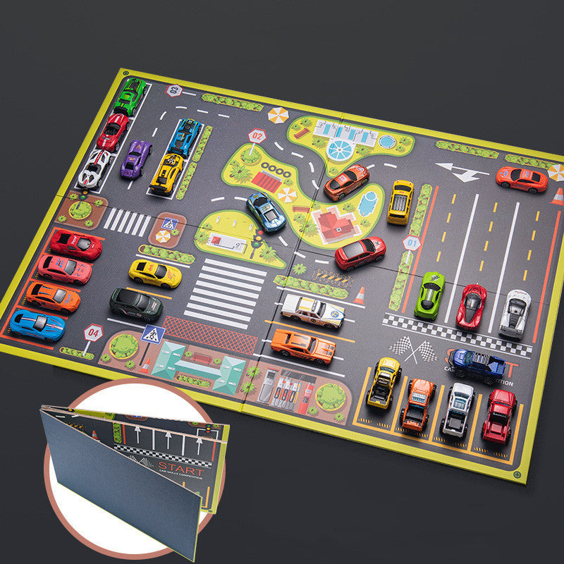 Flag Village Children's Alloy Car High-grade Gift Box Set