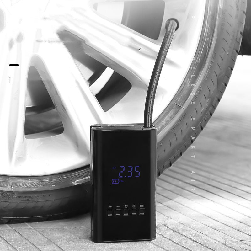 Flag Village Auto Tools Car Mini Portable Electric Smart Wireless Digital Inflator