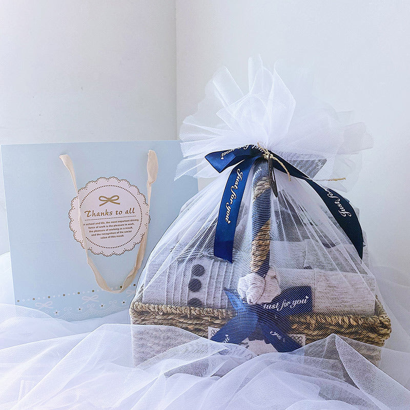 Flag Village Newborn Boy Baby Clothes Set Gift Box Autumn And Winter