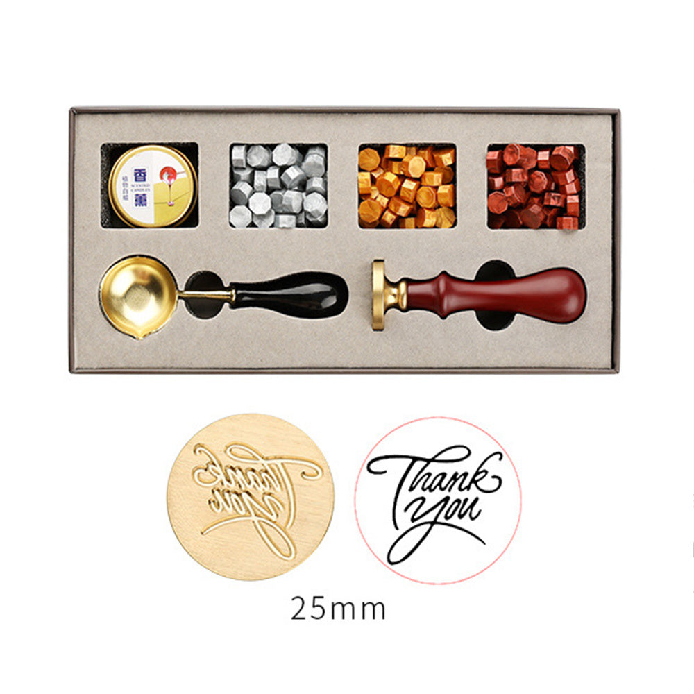 Flag Village Full Set Of Gift Box With Wax Grain Seal Head