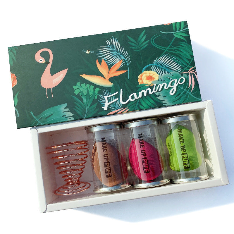 Flag Village Gift Box Cosmetic Egg Set Super Soft Smear-proof Makeup Tools