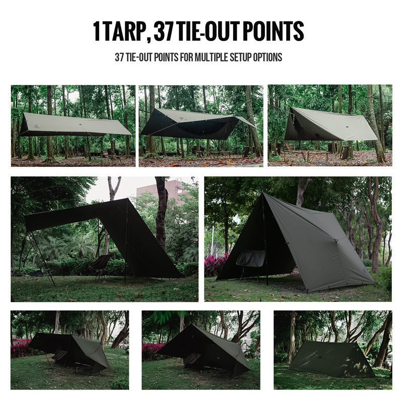 Flag Village Sunscreen And Rainproof Camping Barbecue Leisure Awning
