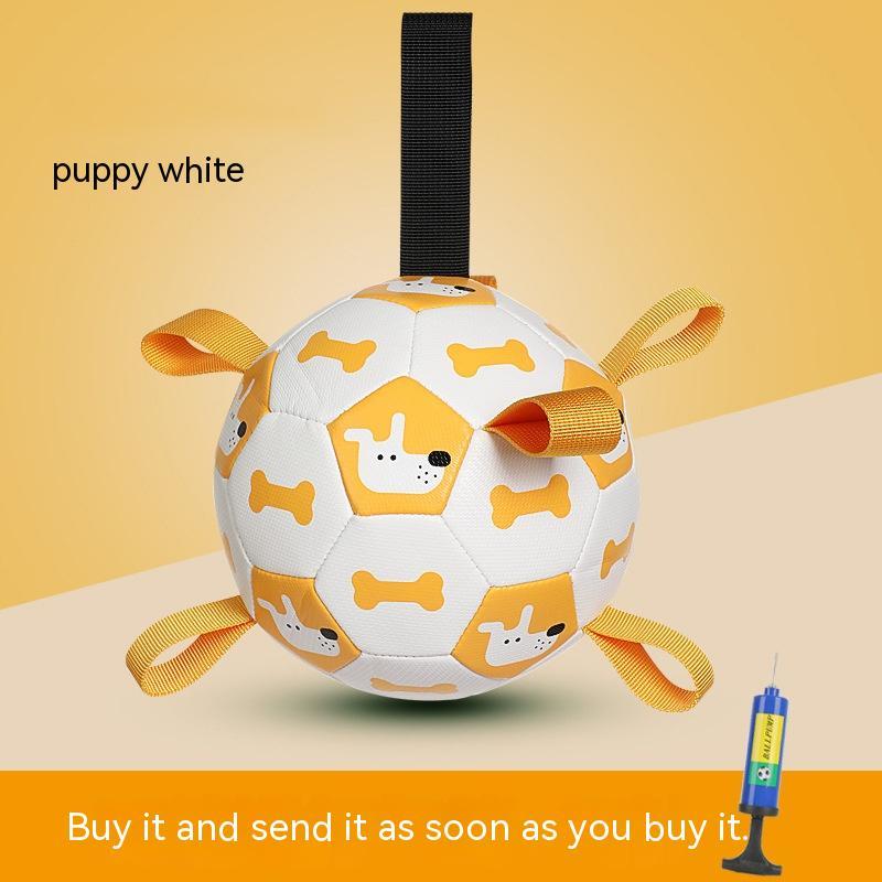 Flag Village Pet Interactive Football Dog Outdoor Toy Molar Long Lasting