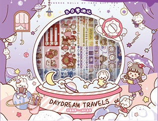 Flag Village Hundred Rolls Of Tape Gift Box Set Cute And Paper Hand Account