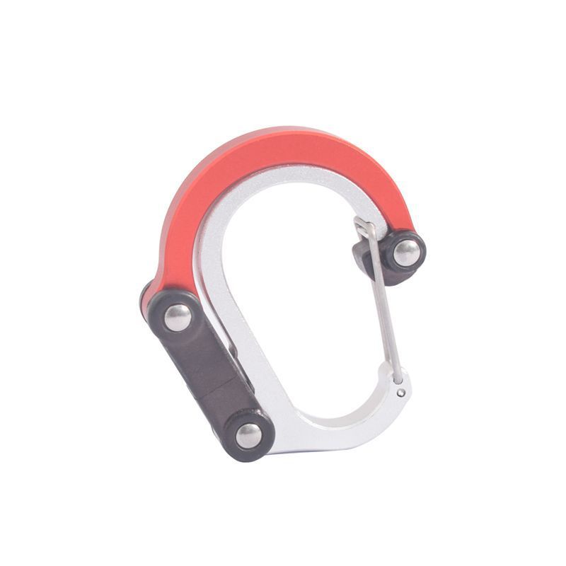 Flag Village Hybrid Gear Clip - Carabiner Rotating Hook Clip Non-Locking Strong Clips For Camping Fishing Hiking Travel Backpack Out