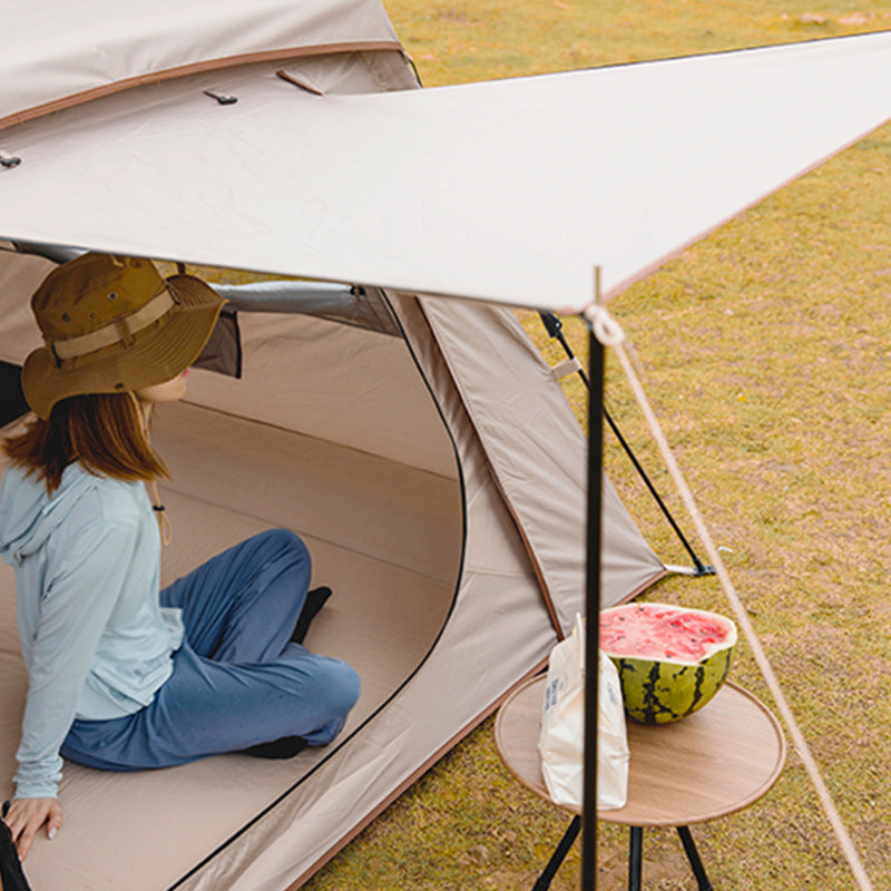 Flag Village Outdoor Camping Ground New Small Tent Windproof Rain Automatic Support