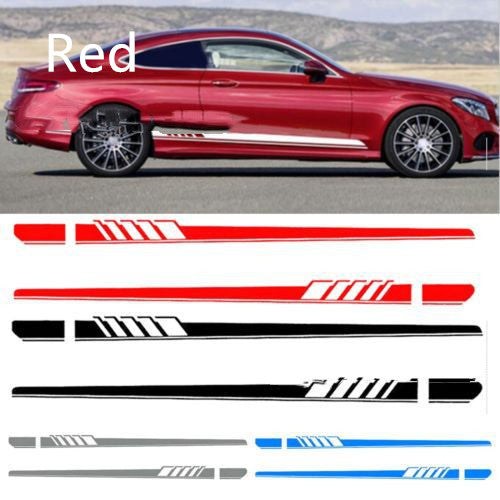 Flag Village Side skirt stripe side car sticker decoration 225 X 11.5 CM