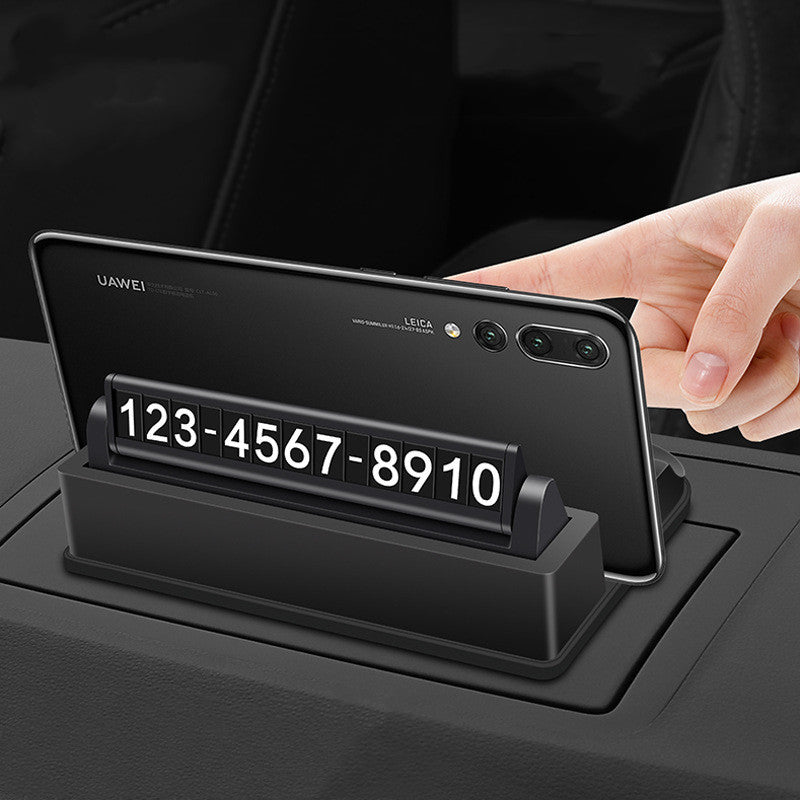 Flag Village Car mobile phone holder car parking sign decoration ABS