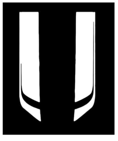 Flag Village Car Garland Head Cover Sticker 85 X 24 CM