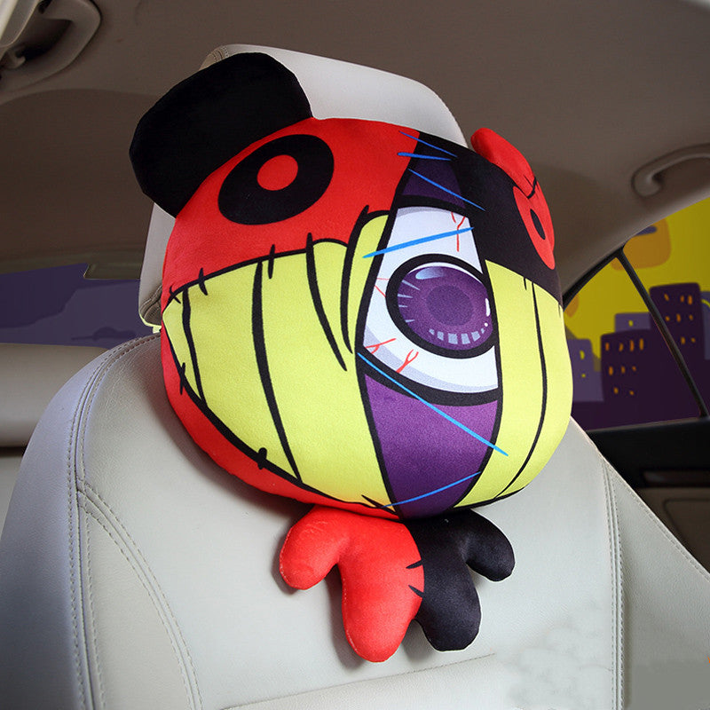 Flag Village Cartoon Creative car Pillow holder