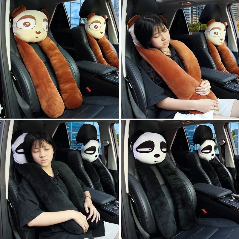 Flag Village Cartoon Creative car Pillow holder
