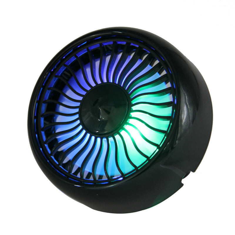 Flag Village Car USB Fan Air Outlet Lighting Creative Car Interior Car Auto Supplies ABS