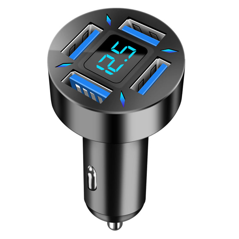 Flag Village Four-port Car Charger 4 Port USB Car Charger 7000MA
