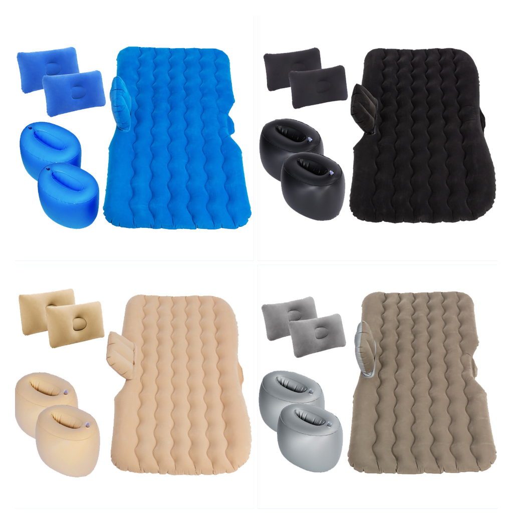 Flag Village Inflatable Mattress Camping Car Air Mattress Car Travel Mattress Outdoor Car Pillow Bed