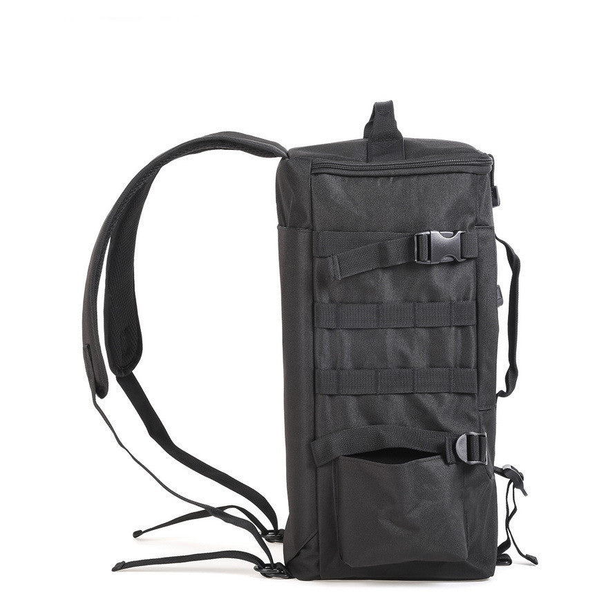 Flag Village Outdoor Fashion Simple Cylinder Fishing Rod Bag Backpack 17.4L