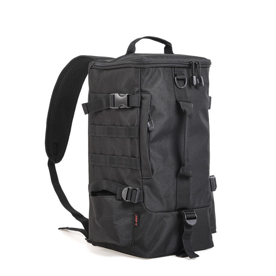 Flag Village Outdoor Fashion Simple Cylinder Fishing Rod Bag Backpack 17.4L