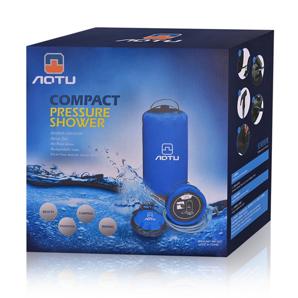 Flag Village Outdoor Camping portable pressure outdoor shower bag
