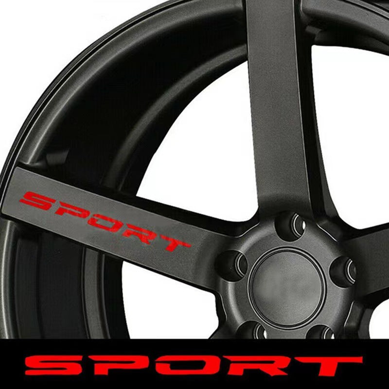 Flag Village outdoor Car Stretch SPORT Sticker Modification Sticker 13CM