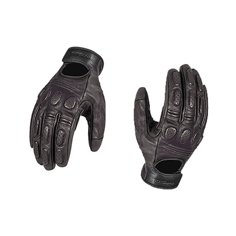 Flag Village outdoor Off-road Racing Protective Motorcycle Leather Gloves