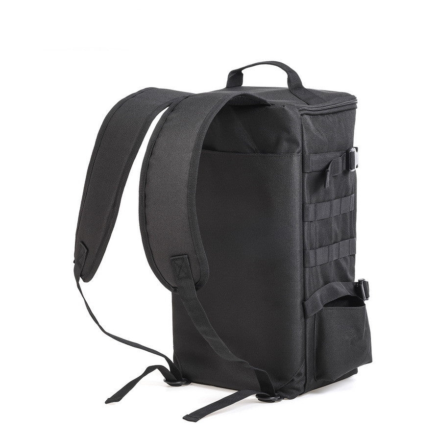 Flag Village Outdoor Fashion Simple Cylinder Fishing Rod Bag Backpack 17.4L
