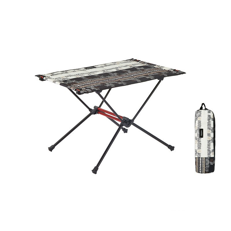 Flag Village Outdoor Camping Portable Wild Tea Aluminum Alloy Small Table