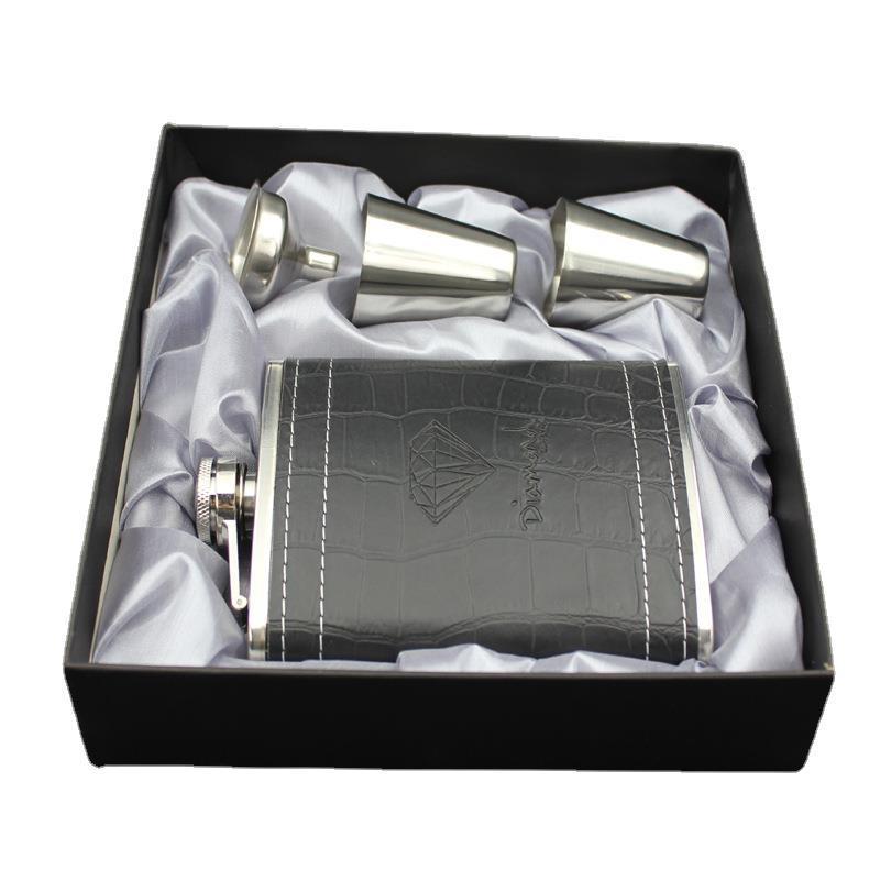 Flag Village Outdoor Stainless Steel Wine Bottle Portable Set Gift Box