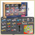 Flag Village Alloy Metal Car Model Non-duplicate Children's Simulation Model Car Set High-grade Gift Box