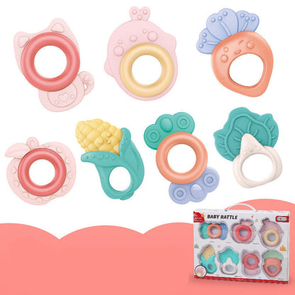 Flag Village Baby Rattle Plastic Toy Gift Box Set