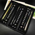 Flag Village Stress Reducer Relief Toys Gift Box Funny Black Golden Kits Fidget Magnetic Polar Pen With Stylus Ball Pen