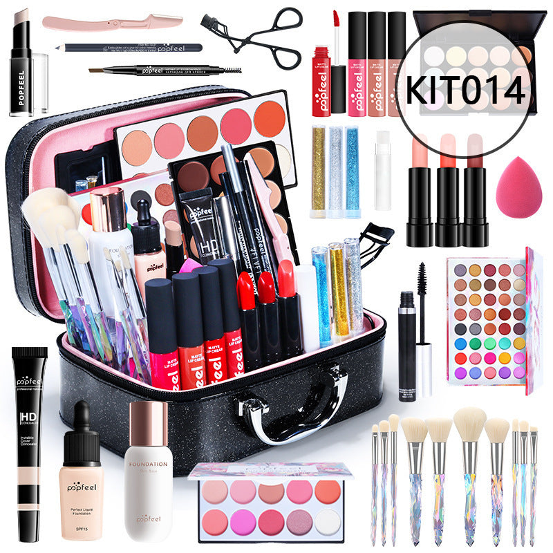 Flag Village Beginner Cosmetics Makeup Set Complete Set Novice Student Light Makeup Gift Box