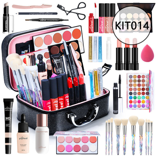 Flag Village Beginner Cosmetics Makeup Set Complete Set Novice Student Light Makeup Gift Box