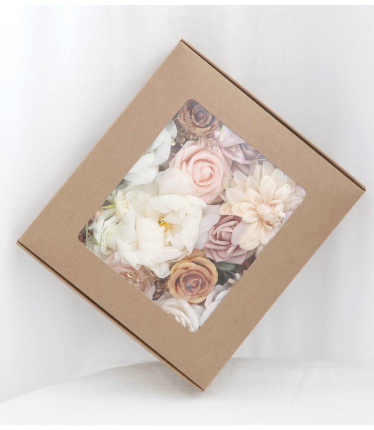 Flag Village Flower Box Wedding Birthday Party Gift Wedding Bridesmaid Bridal Bouquet