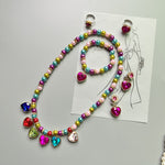 Flag Village Girls' Jewelry Gift Box Necklace Set