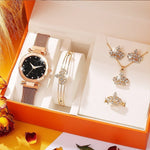 Flag Village Luxury Boutique Set Gift Box Watch Bracelet Necklace Women