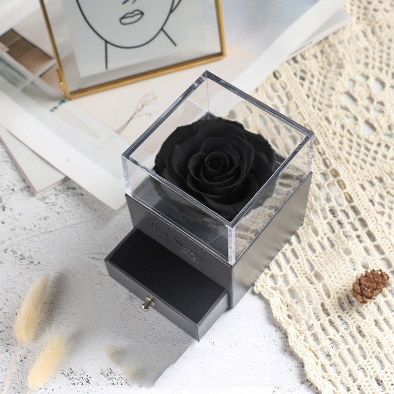 Flag Village Eve Valentine's Day Eternal Flowers Gift Box Ornaments