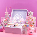 Flag Village Sakura Girl Starry Stationery Set Gift Box For Primary And Middle School Students