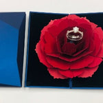 Flag Village Rotating Tanabata Valentine's Knot Proposal Ring Box Gift Packaging Box