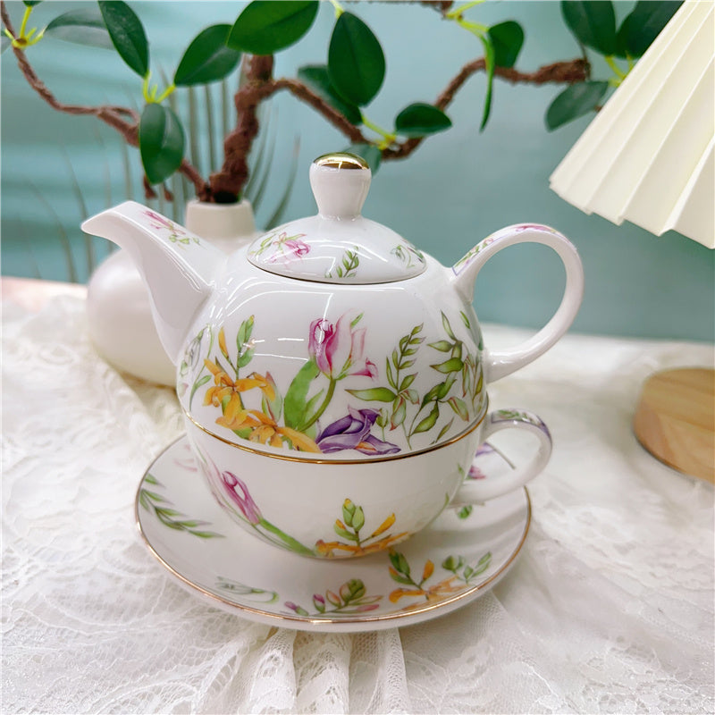 Flag Village European Ceramic Tea Set Coffee Cup Gift Box Set