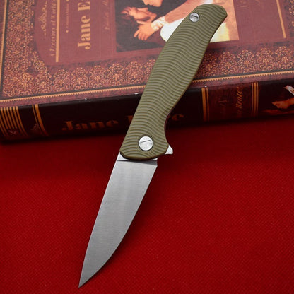 Flag Village Outdoor Folding Knife For Camping And Hunting