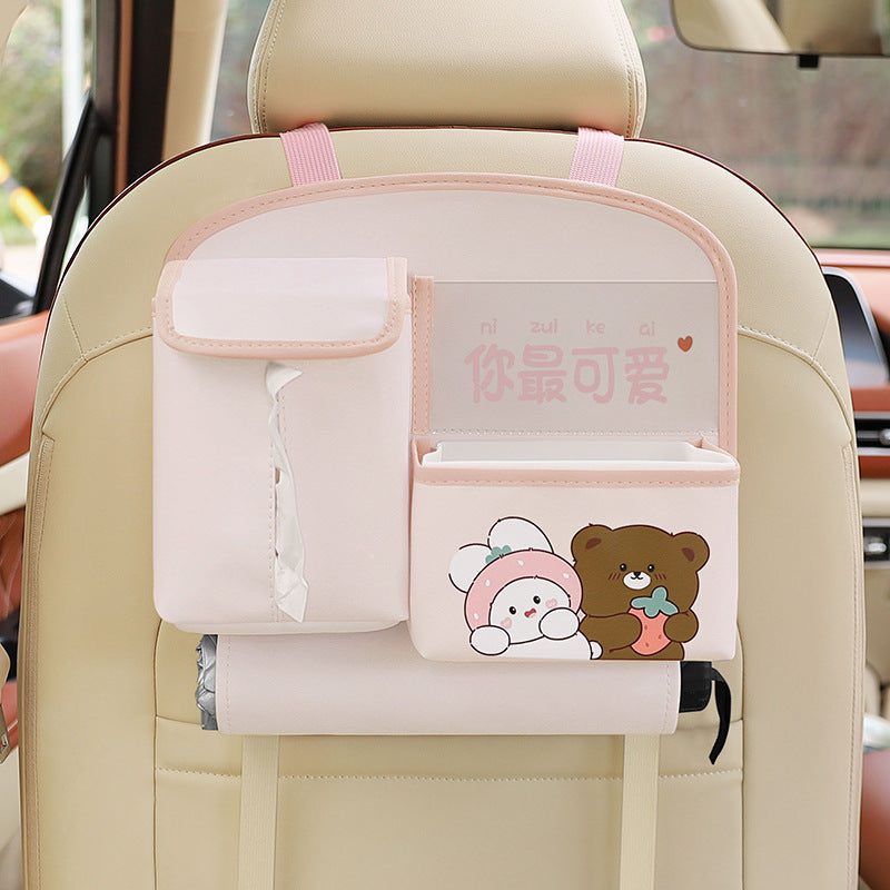 Flag Village Auto Tools Multifunctional Car Storage Bag Cute Cartoon