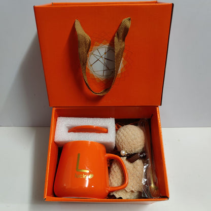 Flag Village Ceramic Cup Gift Box Opening Gift Activity Gift Wedding Favors