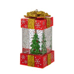 Flag Village Christmas Decorations Crystal Ball Christmas Gift Box Lights