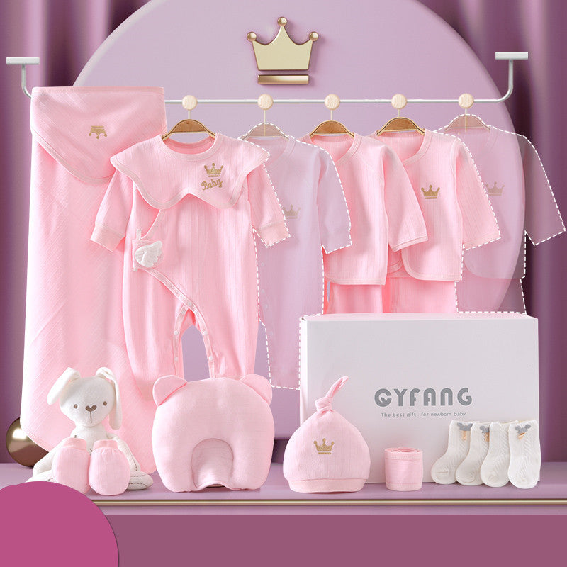 Flag Village Baby Clothes Autumn And Winter Newborn Gift Box Set