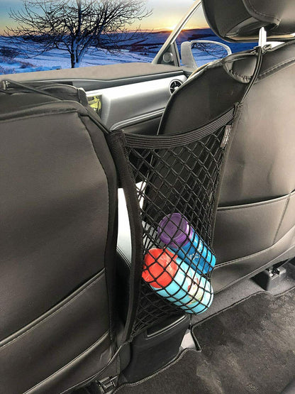 Flag Village Auto Tools Universal Car Trunk Storage Net Bag Cargo Back Seat Mesh Organizer Holder Mesh